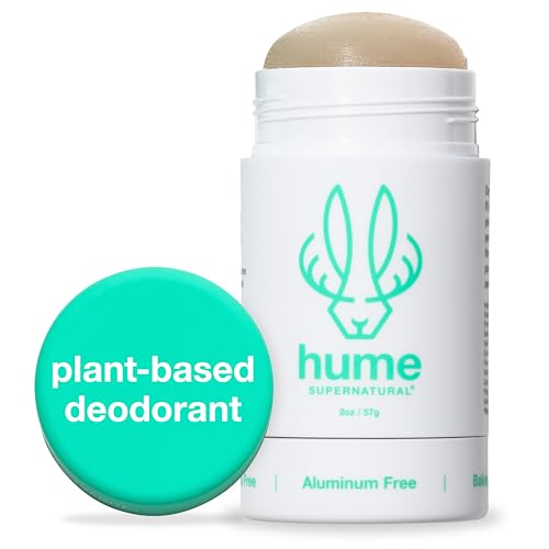 Hume Supernatural Roll On Aluminum Free Deodorant for Women & Men - Safe for Sensitive Skin - Probiotic and Plant-Based - Long-Lasting Moisture Absorbing - Clean and Effective - Desert Bloom, 1-Pack