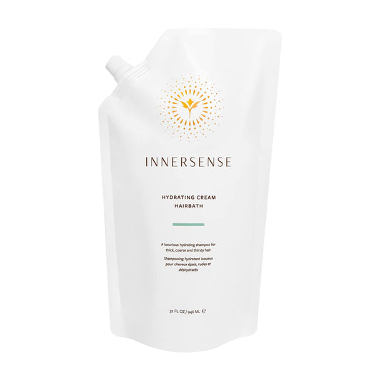 INNERSENSE Organic Beauty - Natural Hydrating Hairbath Shampoo | Non-Toxic, Cruelty-Free, Clean Haircare (32oz Refill Pouch)